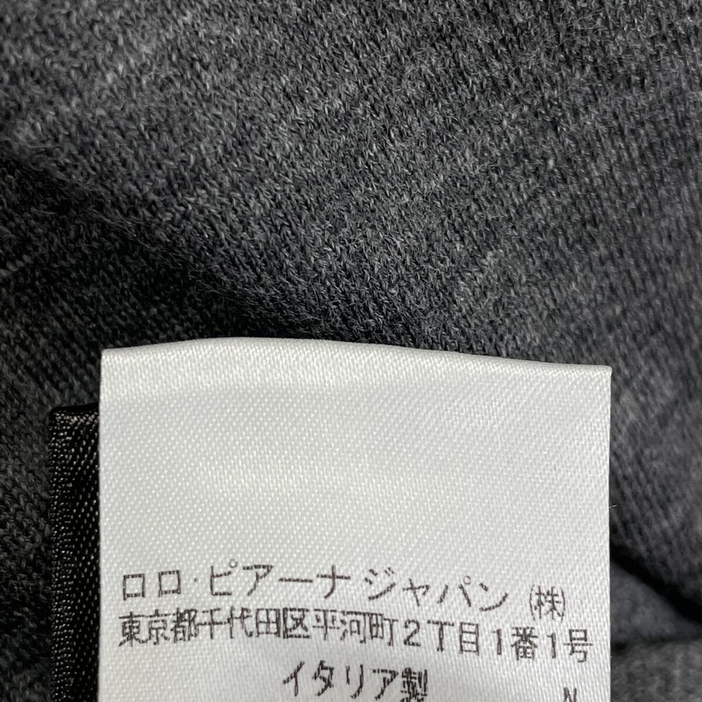 Loro Piana FAI1916 Wool Crew Neck Knit tops 54 grayUsed