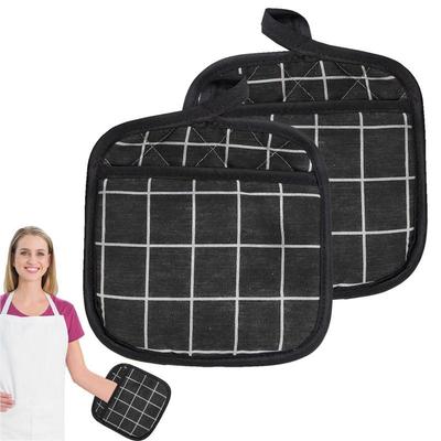 Kitchen Potholders Pad And Stove Oven Gloves Heat Resistant Thermal Anti-heat Take Pot Cooking Baking Gloves Insulation Pad