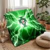 Portugal Football Printed Flannel Blanket Skin Friendly Warm Decorative Throw for Indoor Couch Bed Daily Use