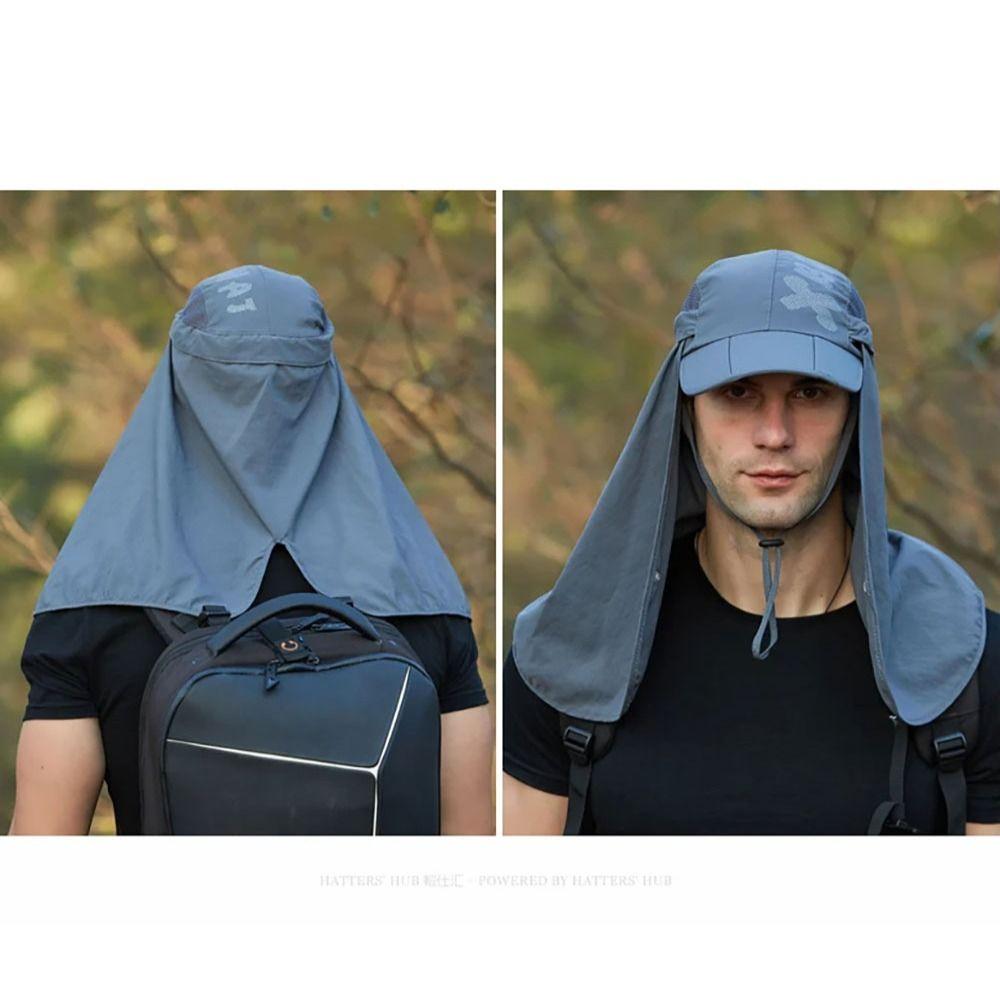 Foldable UV Protection Hiking Cap Quick Drying Quick Drying Sun Hat Summer Hiking Sun Hats  Men