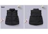 Girls' Lace Down Vest - Korean Style, Warm Autumn/Winter Jacket for Toddlers and Preschool Children