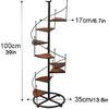 Decor Stair Shape Spiral Plant Stand for Holds 8-Flower Pot, Flower Pot Holder Planter Organizer Shelf, Multiple Rack Wrought Iron Plant Shelf for