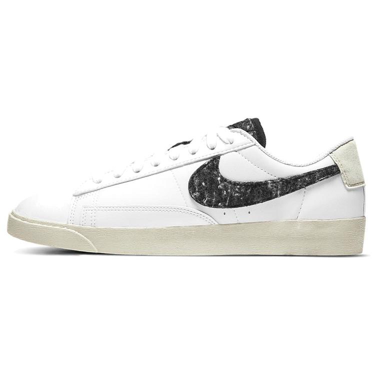 New Nike Blazer Low Se 'Recycled Wool Pack White Black' Women's DA4934-100
