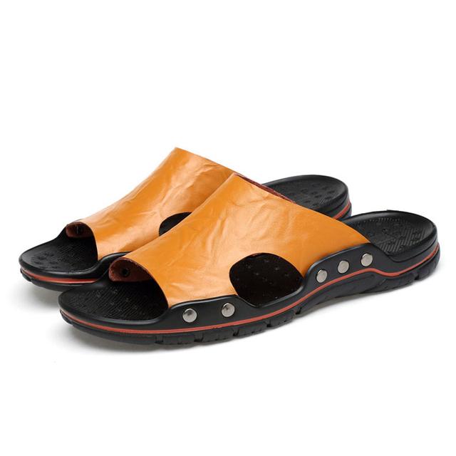 Summer Men Slippers Breathable Clogs Sandals Beach Classics Slides Outdoor Flip Flops Plus Size Men Shoe