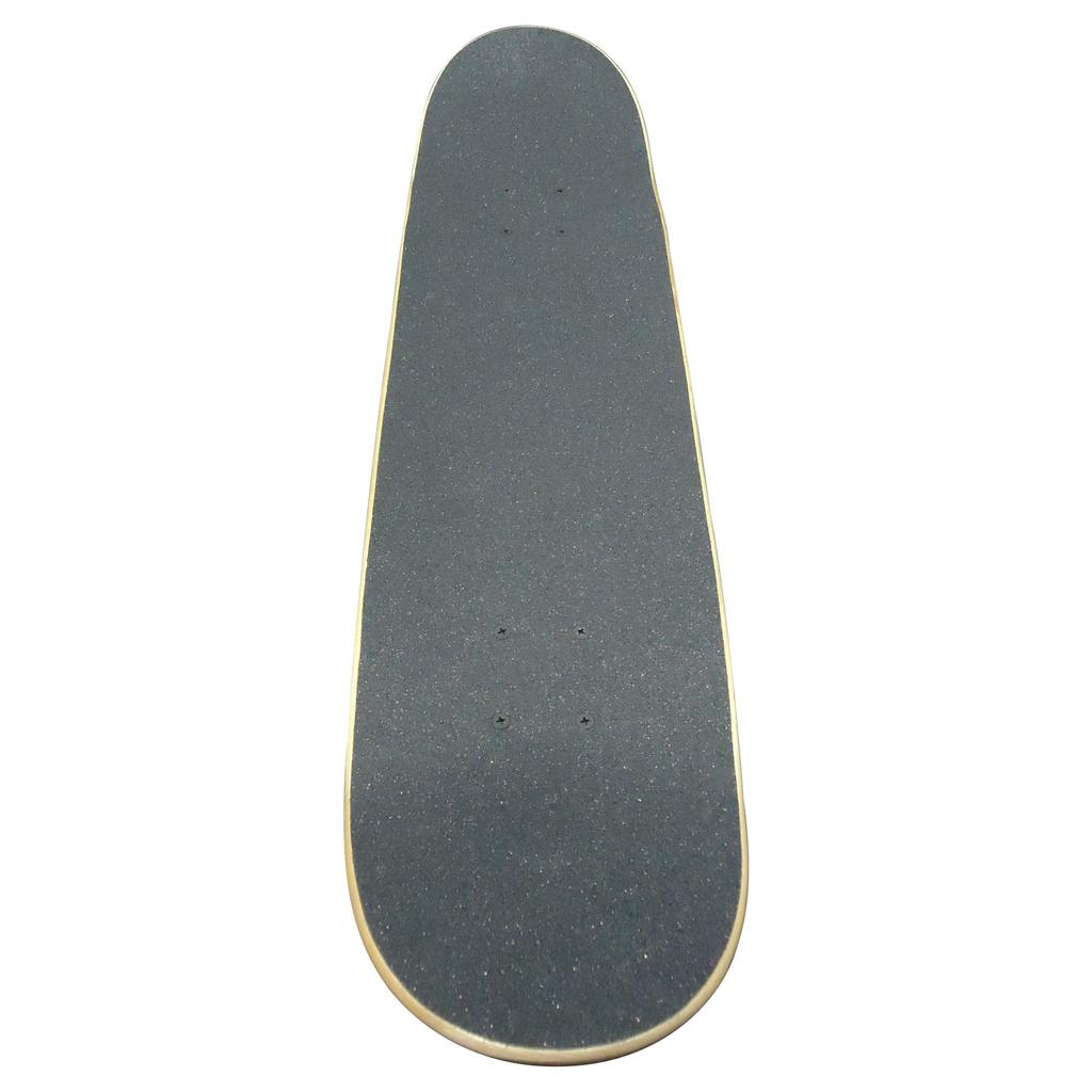 Silver Fox 31" Complete Skateboard, Super Hard, Black, SB4002