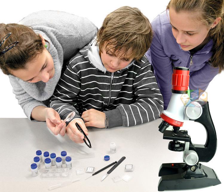 Kids' Mobile Phone Microscope Science Toy Set for Elementary Students