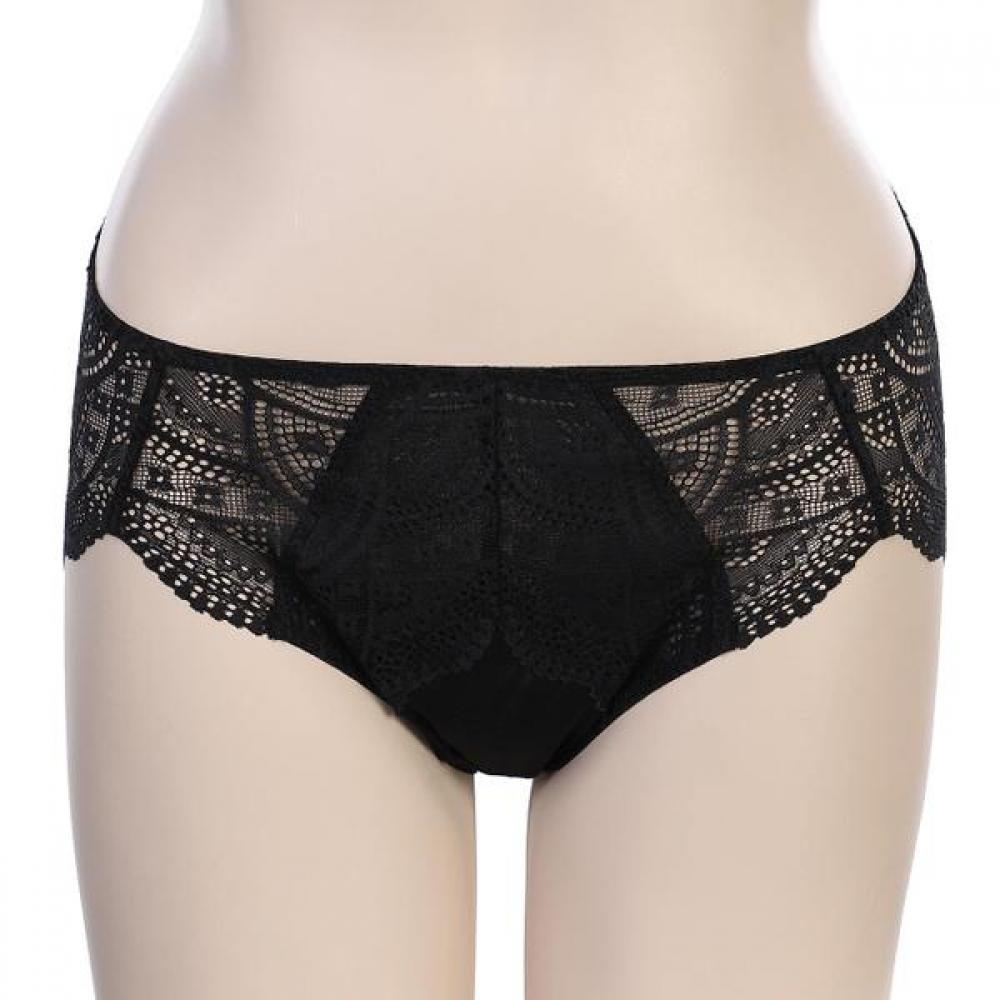 Barbara 2color Lace Triangle Panty Abp4458 