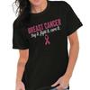 Breast Cancer Say It Fight It Cure It Ribbon Womens Graphic Crewneck T Shirt Tee