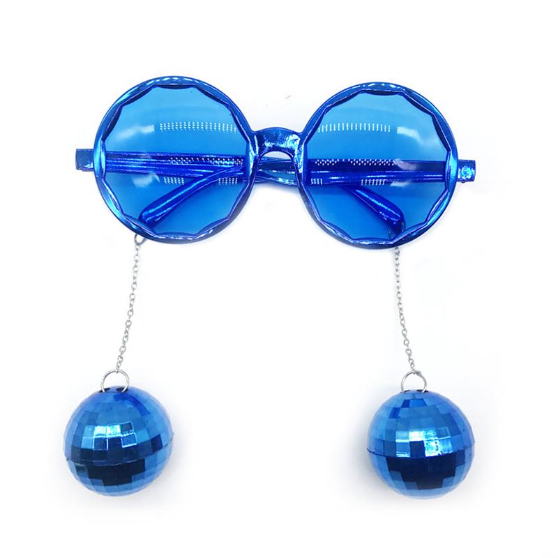 Disco Pendant Mirror Ball Glasses For 70S 80S Retro Theme Cowgirl Party Decor
