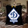 Dynamo Moscow Print Flannel Blanket Soft Warm Sofa Bed Throw Blanket For Home Office Bedroom