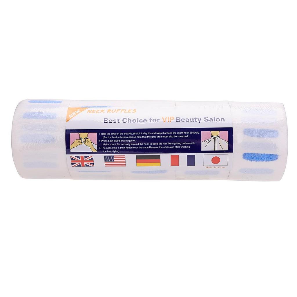 Disposable Barber Cape with Neck Protector: Anti-Hair Clipping Paper for Haircuts