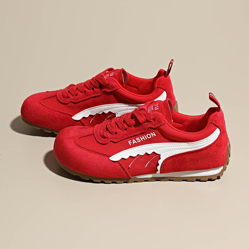 

Осенние женские универсальные дышащие кроссовки - Удобные, повседневные в стиле Форреста Гампа 38 красный