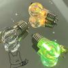 Simulation Light Bulb Lighted Hair Clips Luminous Bulb Shape Hairpin Luminous Hairpin  Girls Wear