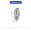 Bead Components Copper Metal Charm Bead Components Authentic Original Snowflake Isolation Bead Components Christmas Bead Components Compatible With