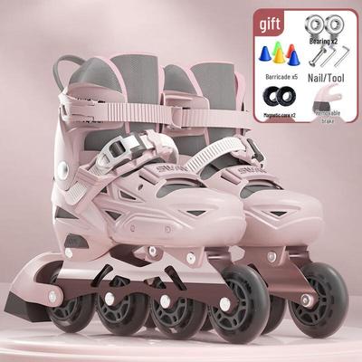 WEZHO Kids Professional Adjustable Roller Skates