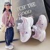 2025 Autumn New Students Children's Sports Shoes Mesh Breathable Male and Female Students Casual Dad Shoes