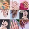 Reusable Press-On Nails With Butterfly Design Ballet Style False Women Ins Aesthetic Nail Tips