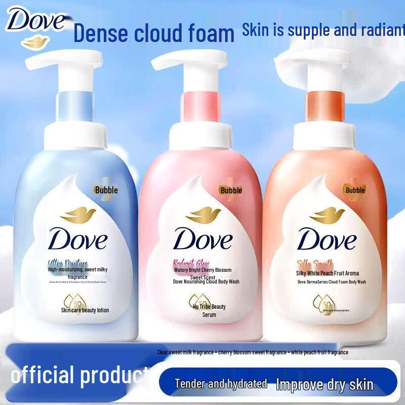Dove Foaming Body Wash Variety 3-Pack