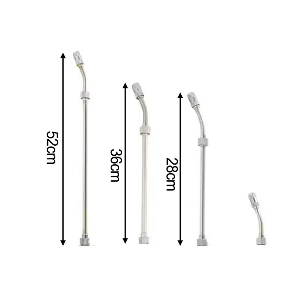 Spray Wand Extension Rods 10cm 28cm 36cm 52cm Adjustable Nozzle Extension Designed For Spraying Replacement Part Brand New