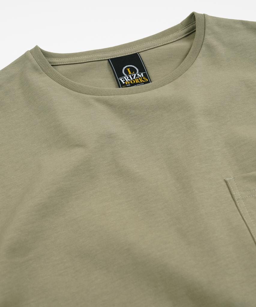 FRIZMWORKS Pocket Loop Tee _ Khaki Beige