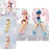 Rem Ram Pvc Figure 14cm Anime Collectible Cartoon Home Wear Decoration