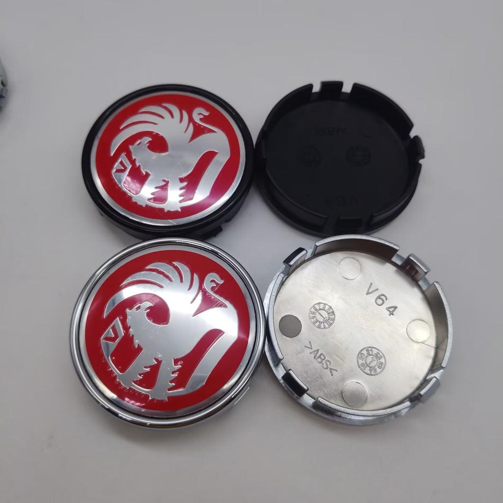 ASI1 4Pcs 64MM Vauxhall Emblem Badge Logo Car Wheel Center Hub Modification Accessories Compatible for XC60 XC90 V60 S60 V50 V40 XC40 XC70 S70