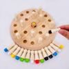 Non-Toxic Wooden Memory Match Stick Chess Color Game Board Puzzles Montessori Educational Toy Cognitive Ability Learning Toys For Children
