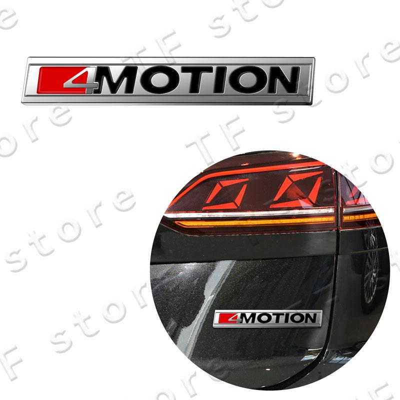 4Motion Emblem Logo Car Front Grille Badge Rear Trunk Sticker For Volkswagen Golf Passat Jetta Tiguan Accessories