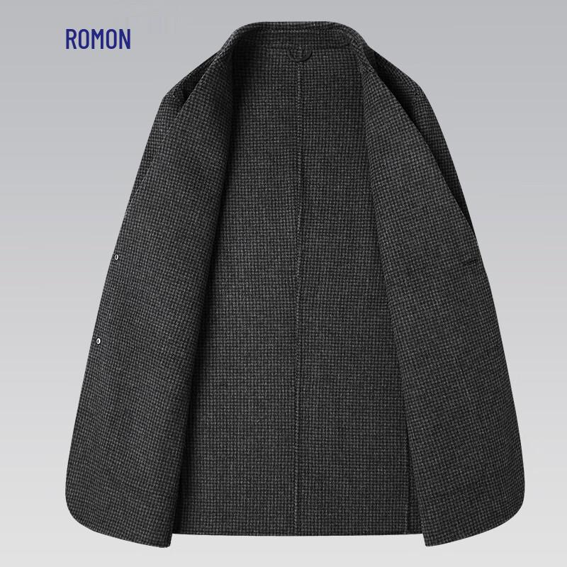 Men's Slim Fit Double-Faced Wool Blend Blazer