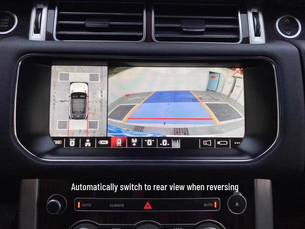 3D Panoramic Decoder for Land Rover Discovery & Range Rover, Jaguar XF/XFL - All-in-One 1080P