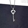 Undecided Event Book Same Necklace Lu Jing and Zuo Ran Xia Yan Z Key Pendant Titanium Steel Necklace