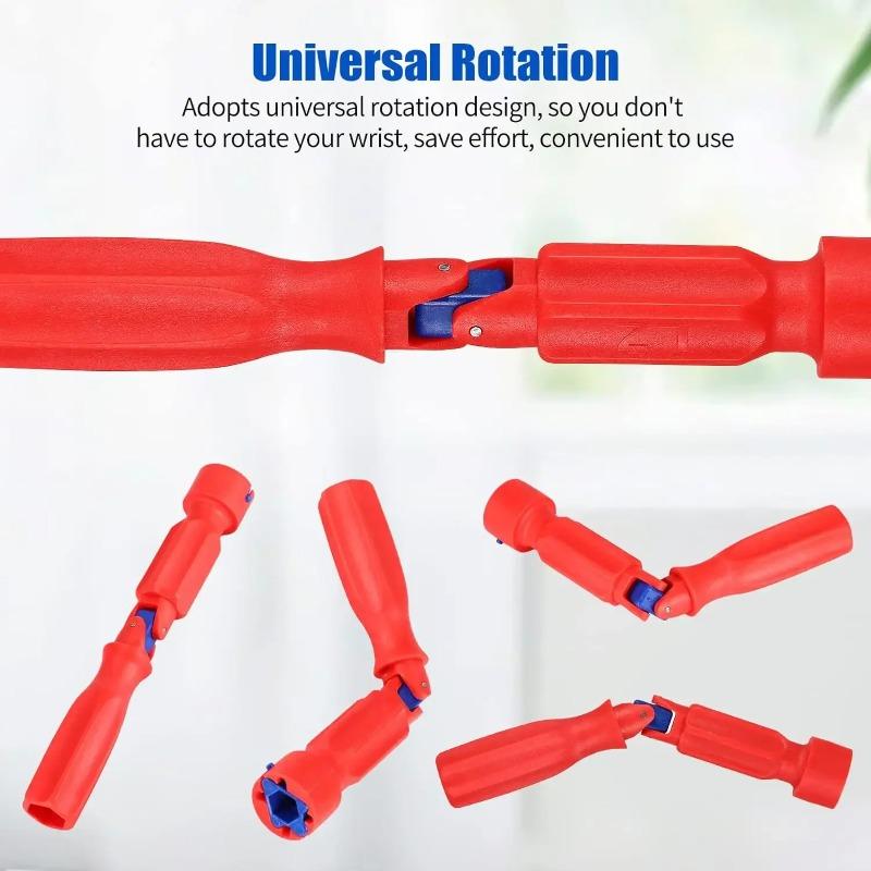 17/13/10mm Cheie profesională de reparare a scaunului de toaletă Cheie de instalare a scaunului de toaletă universală Slăbire ușoară 17/13/10mm