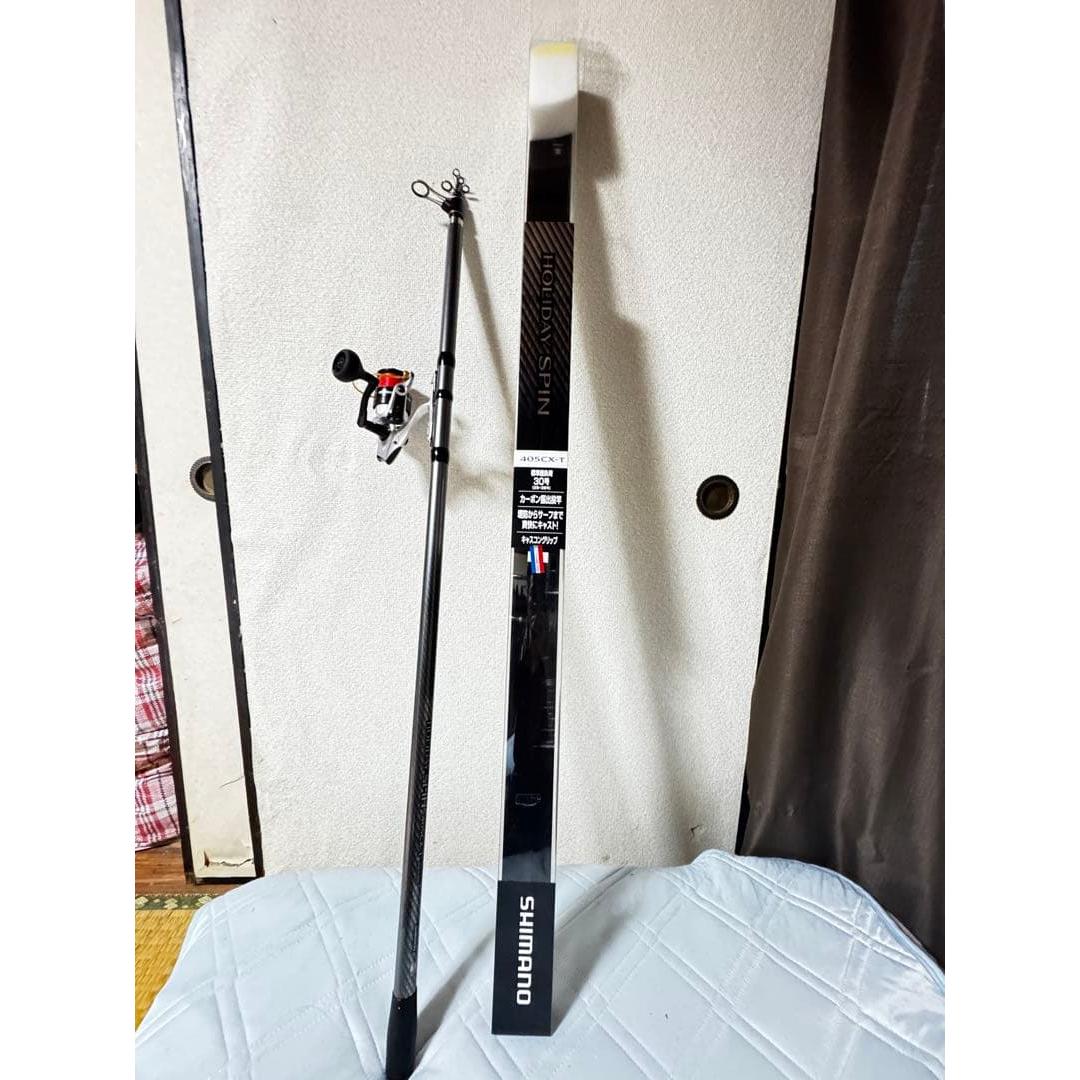 Used SHIMANO HOLIDAY SPIN & Abu Garcia reel