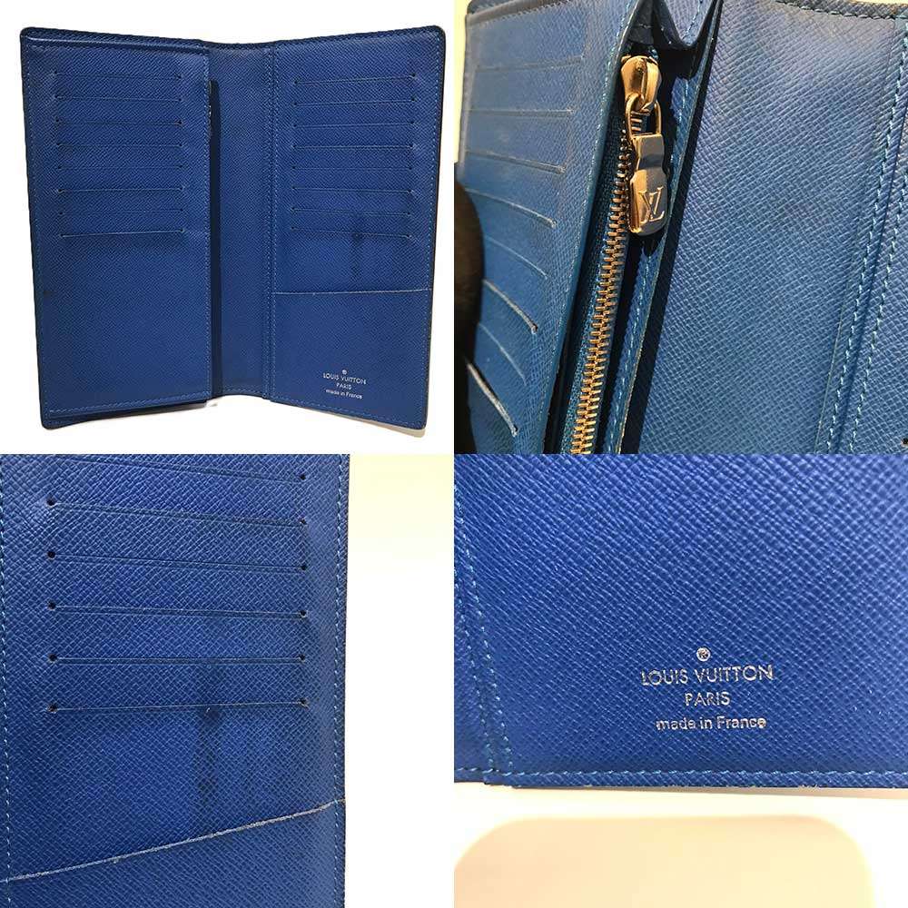 Used LOUIS VUITTON TaigaPurse Leather Mens