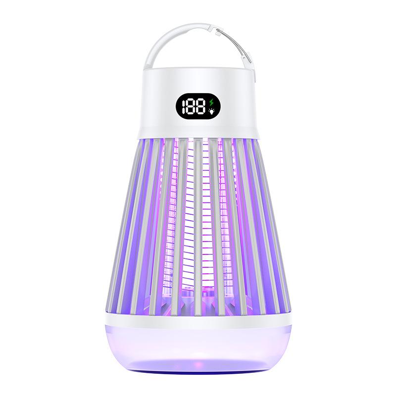 

Portable Electric Mosquito Killer Lamp USB Rechargable Fly Trap Zapper Insect Killer Repellent Mosquito Trap For Bedroom Outdoor білий