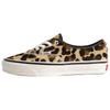 Premium Authentic Pony Hair Leopard Low Top Sneakers Unisex Brown VN000EK4UOV