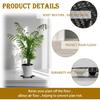 8Pcs Plant Stand Indoor Outdoor, Plant Level Pot Elevator- 2 Size Plant Riser Holder Plastic Floor Protector Plant Trivet, Heavy Planter Holder for