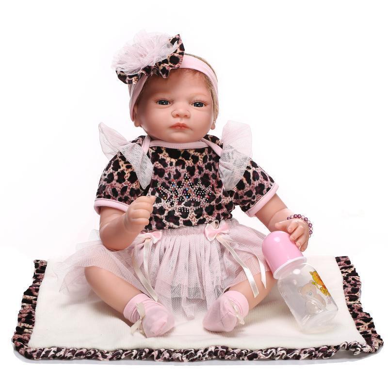 

Very Soft Vinyl Real Life Like Reborn Baby Doll Silicone 22 Inch Handmade Collectible