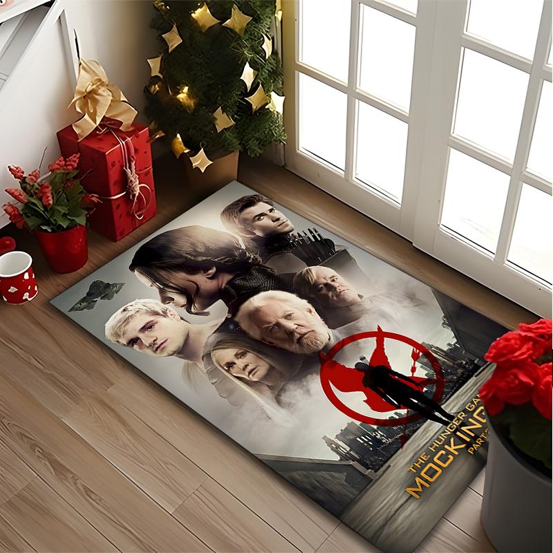 1pc Area Rug Appropriate for Office, Rebel Crew Portrait Carpet, Versatile Printed Chair Rug, Durable Home Sofa Carpet