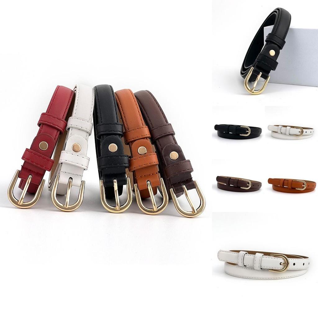 Trendy Women's Black Pu Leather Belt For Casual Jeans Elegant And Stylish Waistband