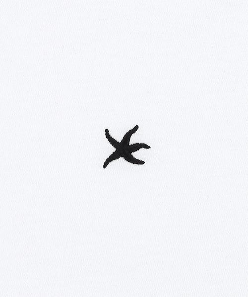 THE COLDEST MOMENT Tcm Starfish Mini Logo T (White)
