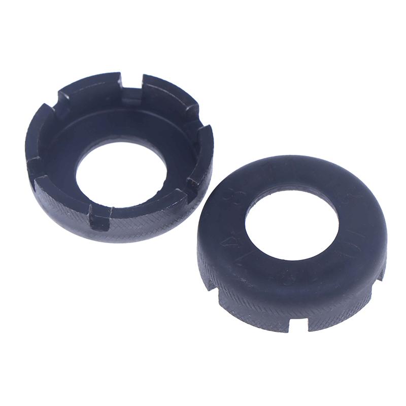 2Pcs Bicycle Spoke Nipple Wrench 6 Way Repair Service Tool Key Steel Cycling Spoke Nipple Key High Precision Bicycle Repair Tool