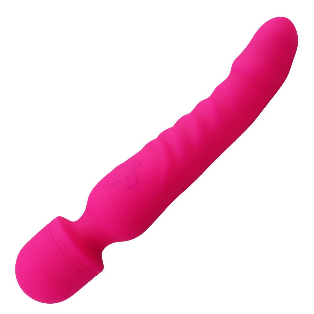 Multi Frequency Vibrator for Women, Fully Charged with Adhesive, Double Shock Heating, Adult Fun AV Masturbation Vibrator for Women