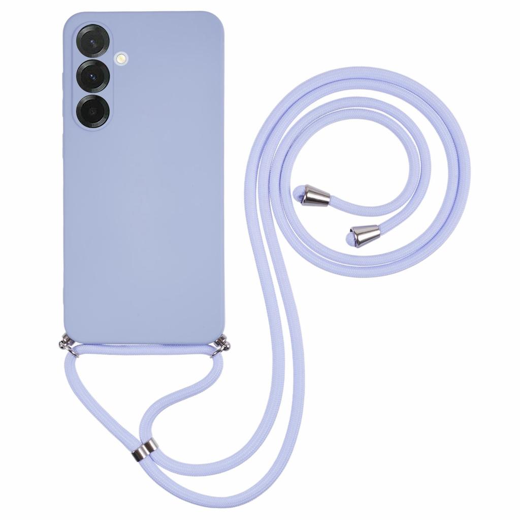 For Samsung Galaxy A36 5G Case Flexible TPU Fiber Lining Anti-Shock Crossbody Phone Cover