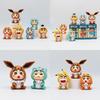 Crayon Shin Chan Pokemon Psyduck Bulbasaur Charmander Design Model Set With Collectible Charm For Anime Fans
