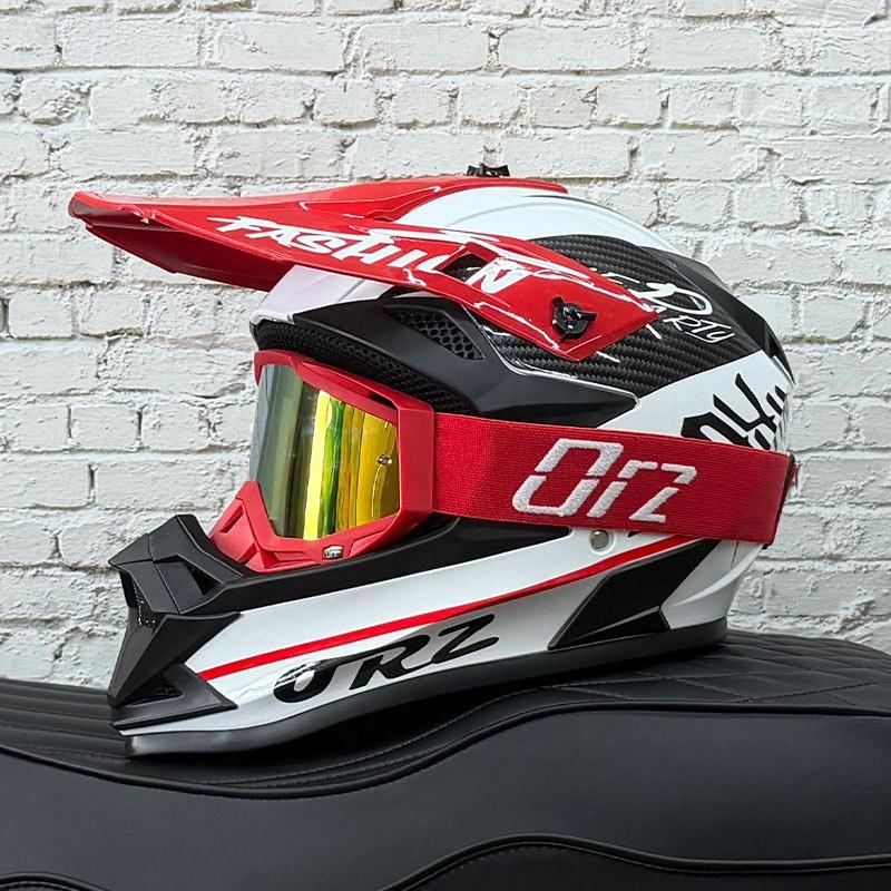 Full Face Mountain Bike Helmet DH Downhill MTB Trail Cycling Adult Unisex ABS Safety Gear