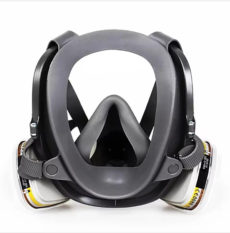 Anti-Fog 6800 Gasmask Industriell målning Sprayning Respirator Säkerhetsarbete Filter Dammtät Full Face Formaldehyd Protection