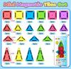 Portable Magnetic Stained Glass Building Tiles Set for Kids - Educational Toy