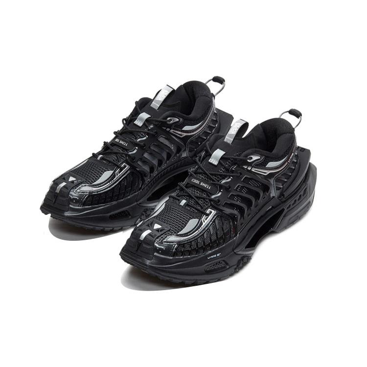 New LiNing Xuankong Cushioning Anti Slip And Wear Resistant Coverage Support Low Top Sports Casual Shoes Women's Black AGLR052-3