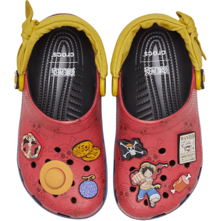 One Piece x Crocs Classic Clog Dětské Luffy Dětské Tenisky Červená Vícebarevná 212127-90H